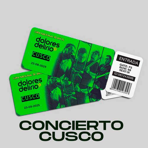 Dolores Delirio en CUSCO - Entrada EARLY BIRD
