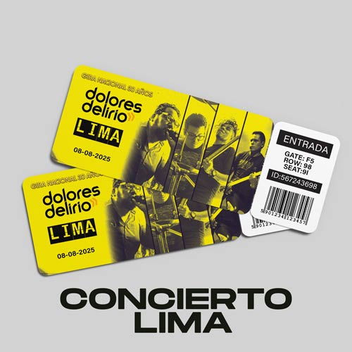 Dolores Delirio en LIMA - Entrada GENERAL